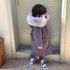 Children's Down Jacket Long Knee 90 White Duck Down Jacket